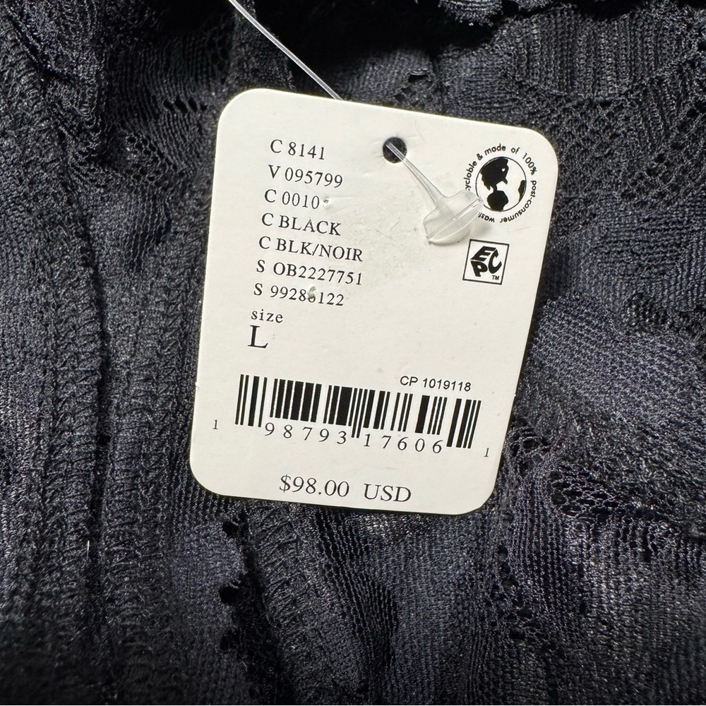 NWT New $98 Free People Dream Of Me Black Bodysuit Size L - Picture 8 of 9